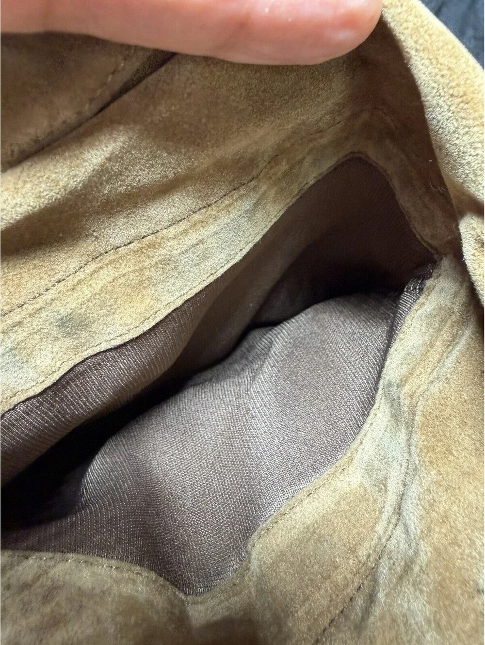 Women's Tan Suede Slouch Boots Size 7.5